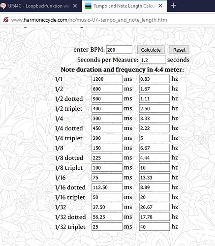 Notelengthcalculator