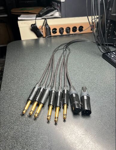 6 channels and XLR power supply