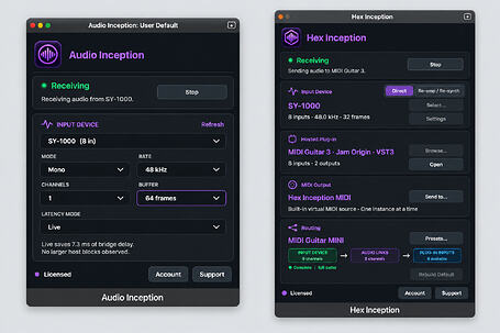 Audio-Hex Inception