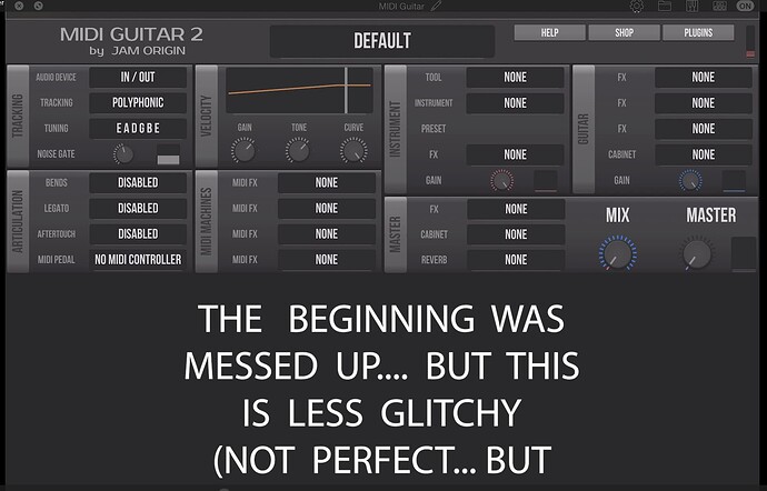 MGII-Settings