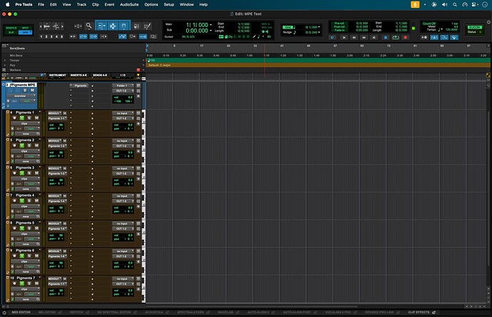 Pro Tools MPE setup